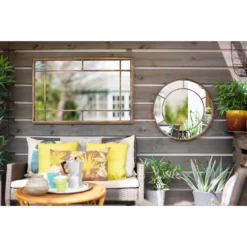 Valencia Outdoor Garden Mirror - 60cm 10 Valencia Outdoor Garden Mirror - 60cm -Cheap Grove Sanctuary Store 12891528 2984875440824968