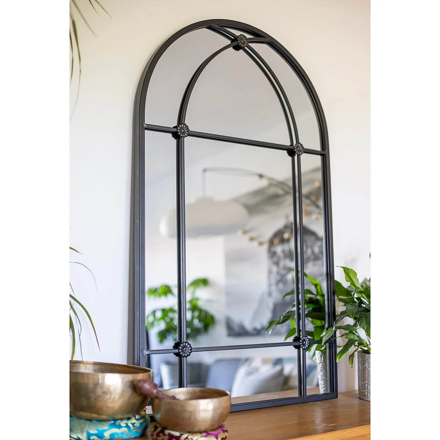 Arundel Outdoor Garden Mirror - 100cm 4 Arundel Outdoor Garden Mirror - 100cm - Image 4