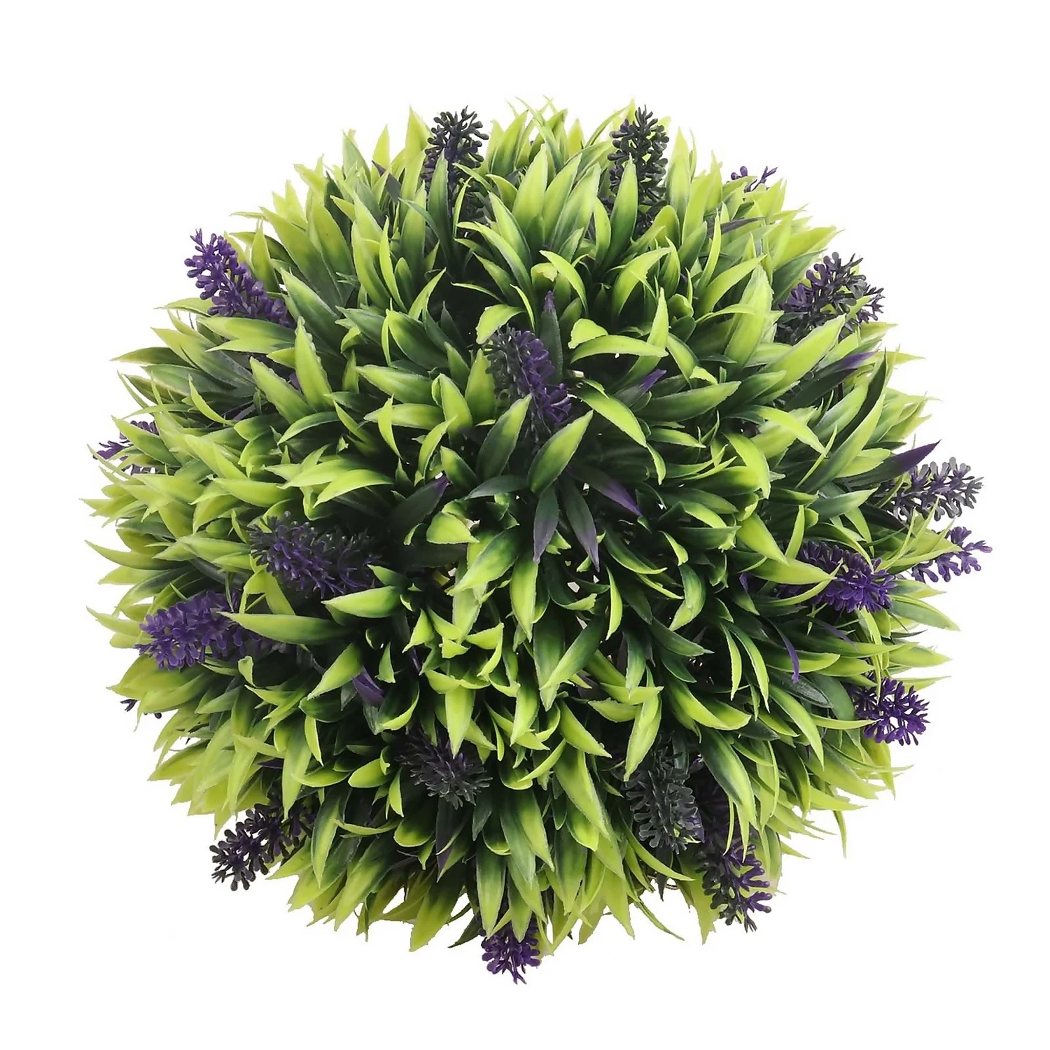 Artificial Topiary Ball - Lavender 2 Artificial Topiary Ball - Lavender - Image 2