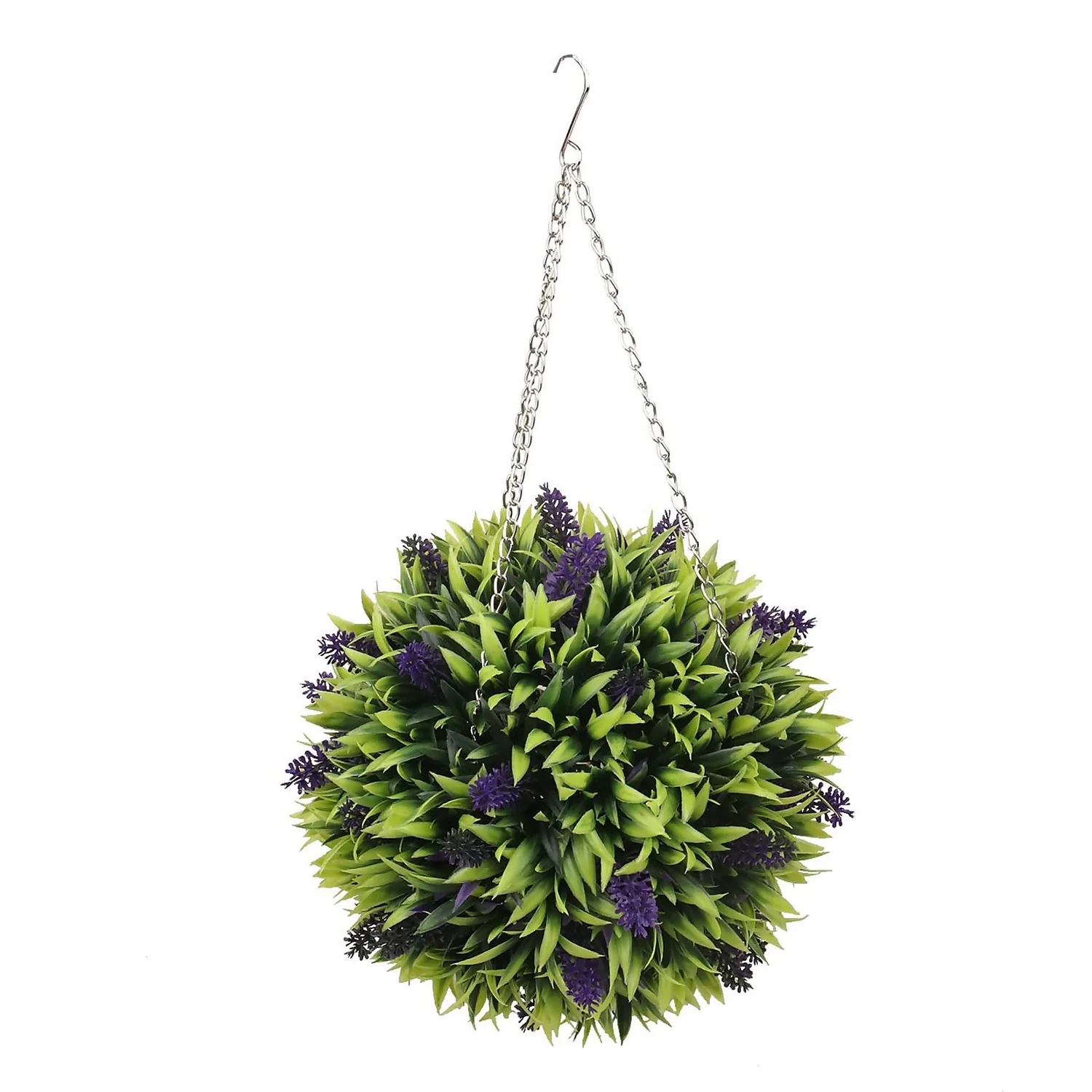 Artificial Topiary Ball - Lavender 1 Artificial Topiary Ball - Lavender