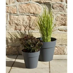 Soho Charcoal Outdoor Planter - 38cm -Cheap Grove Sanctuary Store 12947852 3174932955362018