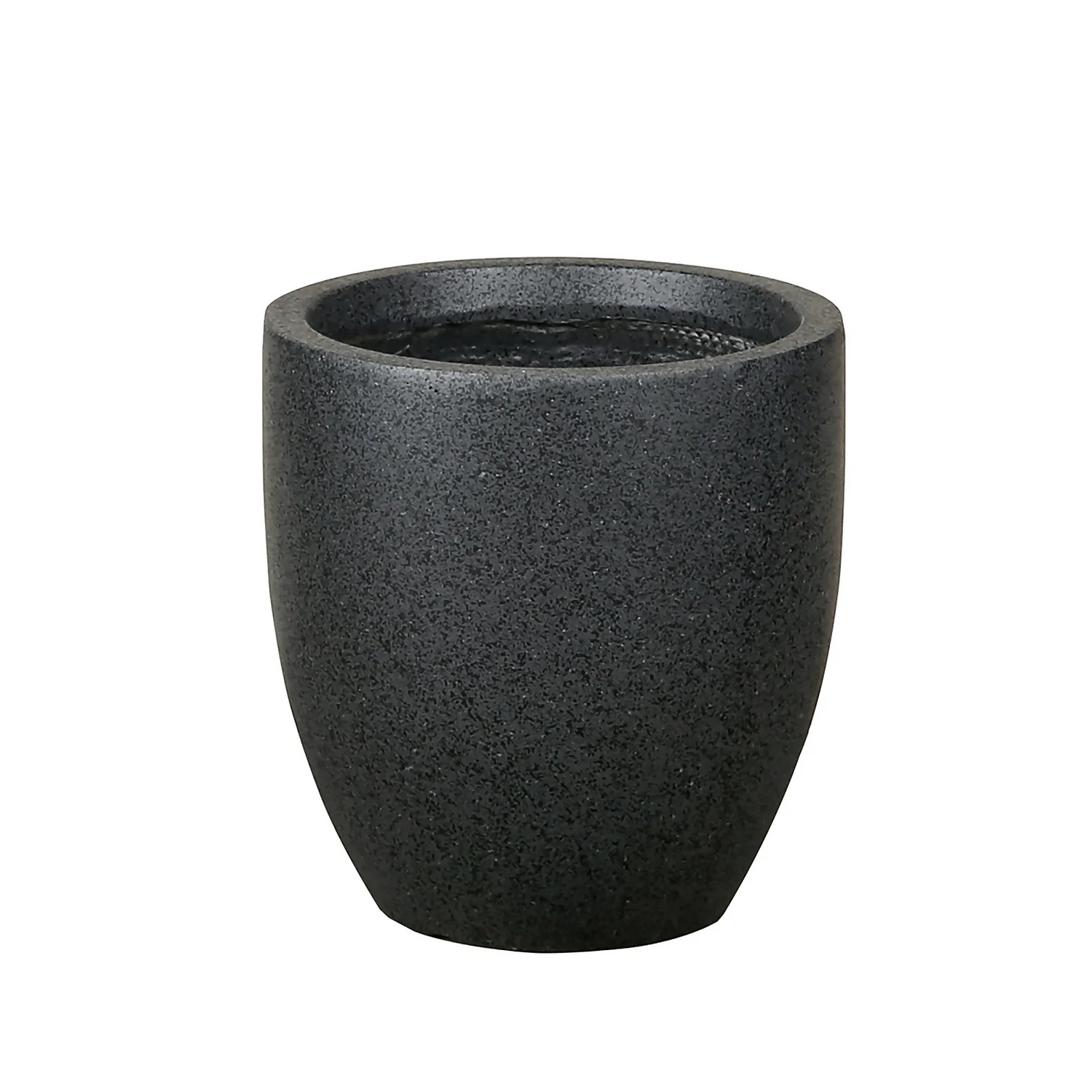 Sierra Black Egg Garden Pot - 25cm 1 Sierra Black Egg Garden Pot - 25cm