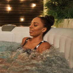 CleverSpa Lucca 6 Person Round Hot Tub -Cheap Grove Sanctuary Store 13176134 4034924484298678