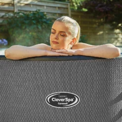 CleverSpa Cornwall 7 Person Drop Stitch Hot Tub With Wi-Fi-enabled CleverLink App & Halo LED Light 11 CleverSpa Cornwall 7 Person Drop Stitch Hot Tub With Wi-Fi-enabled CleverLink App & Halo LED Light -Cheap Grove Sanctuary Store 13176137 1774924483108359