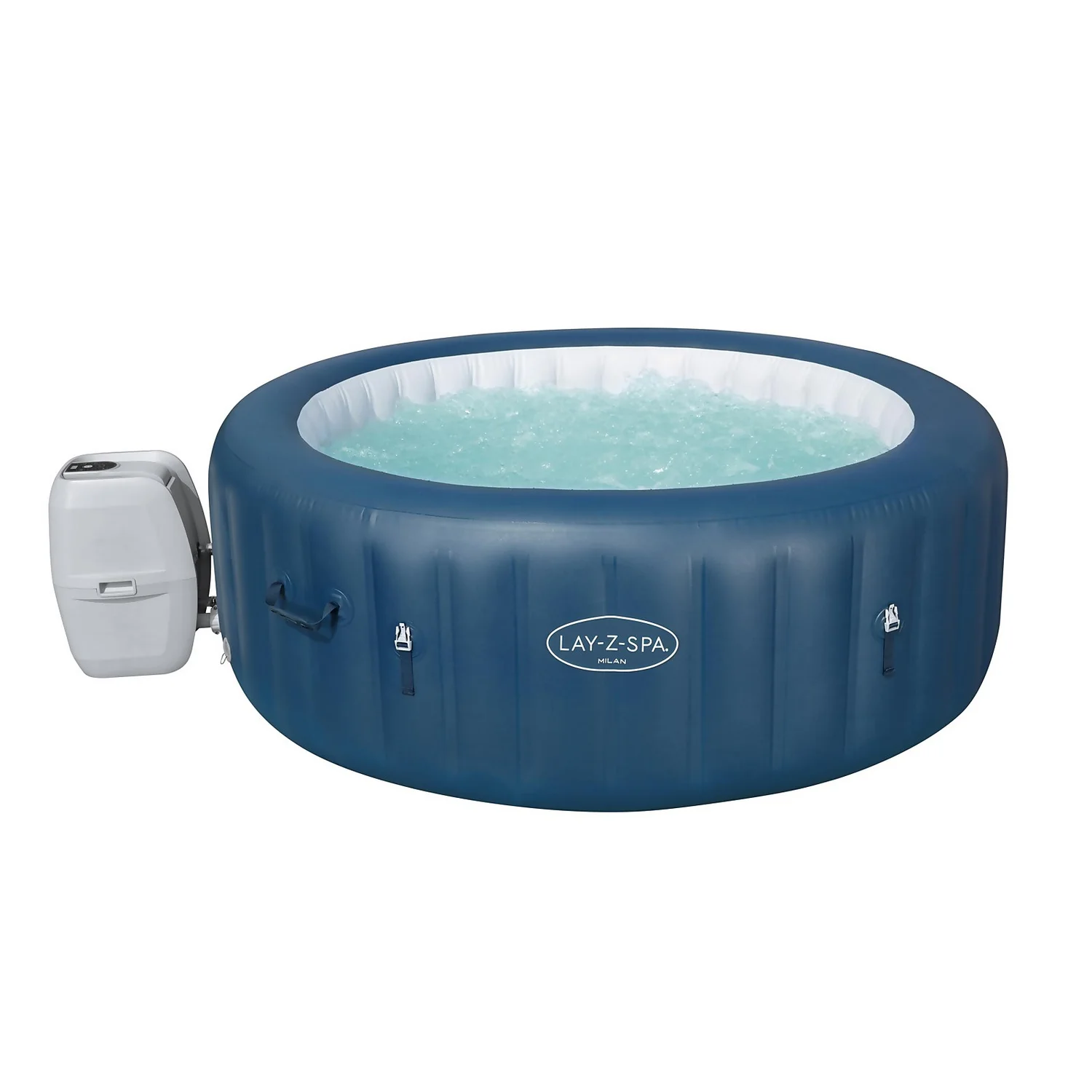 Lay-z Spa Lay-Z-Spa Milan Airjet Plus™ Hot Tub (4-6 Person) 1 Lay-z Spa Lay-Z-Spa Milan Airjet Plus™ Hot Tub (4-6 Person)