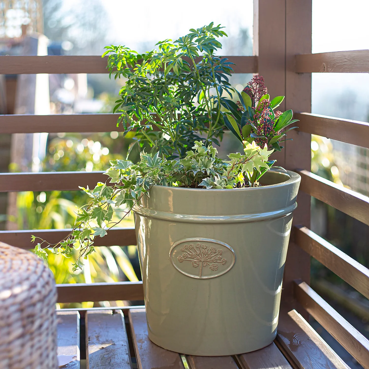 Country Living Heritage Sage Cone Pot - 27cm 2 Country Living Heritage Sage Cone Pot - 27cm - Image 2