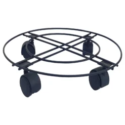 Black Plant Pot Caddy - 35cm -Cheap Grove Sanctuary Store 13193961 8294902150172089