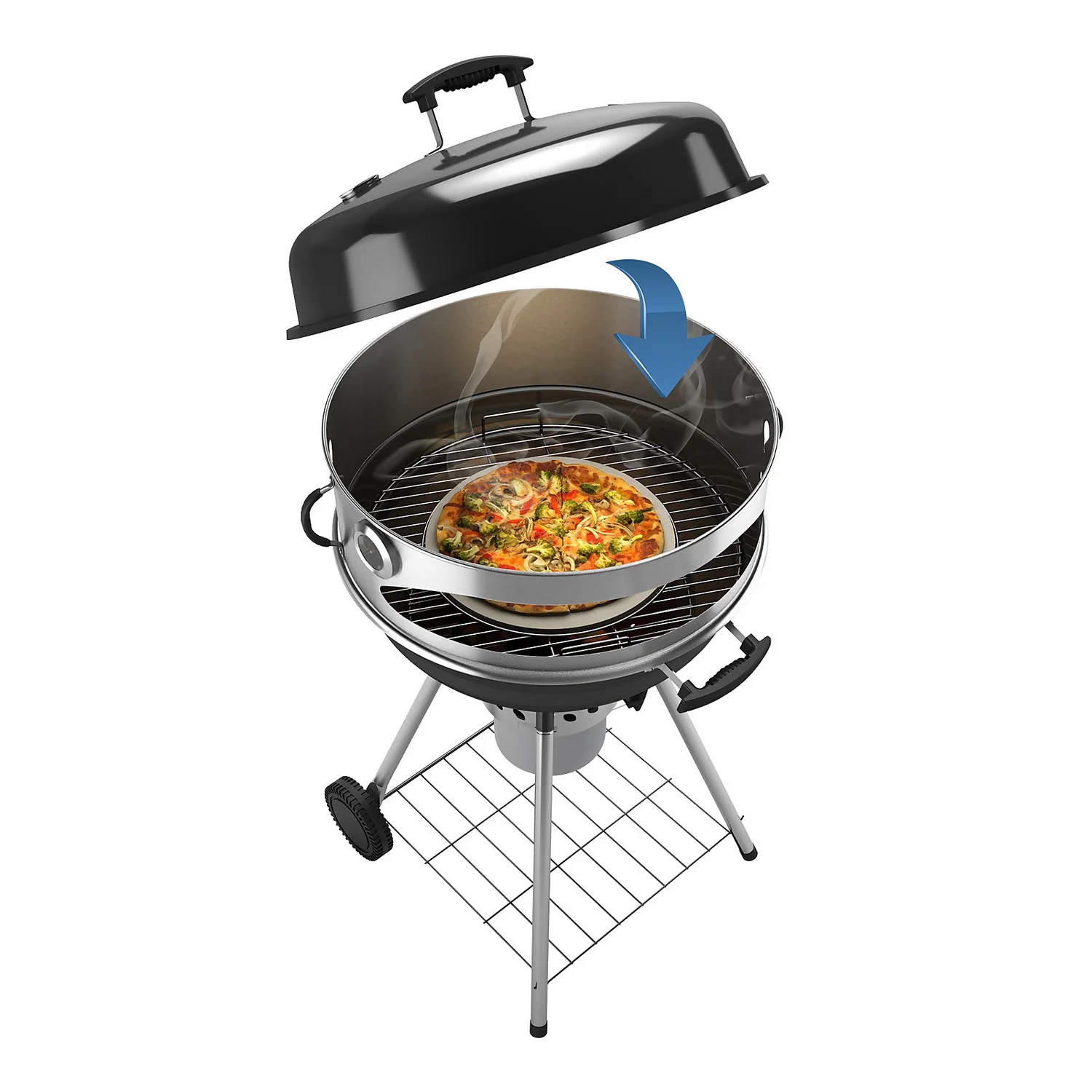 Fornetto Explorer Charcoal Grill With 52cm Grill 6 Fornetto Explorer Charcoal Grill With 52cm Grill - Image 6