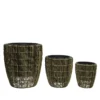 Kate Round Rattan Planter - Medium