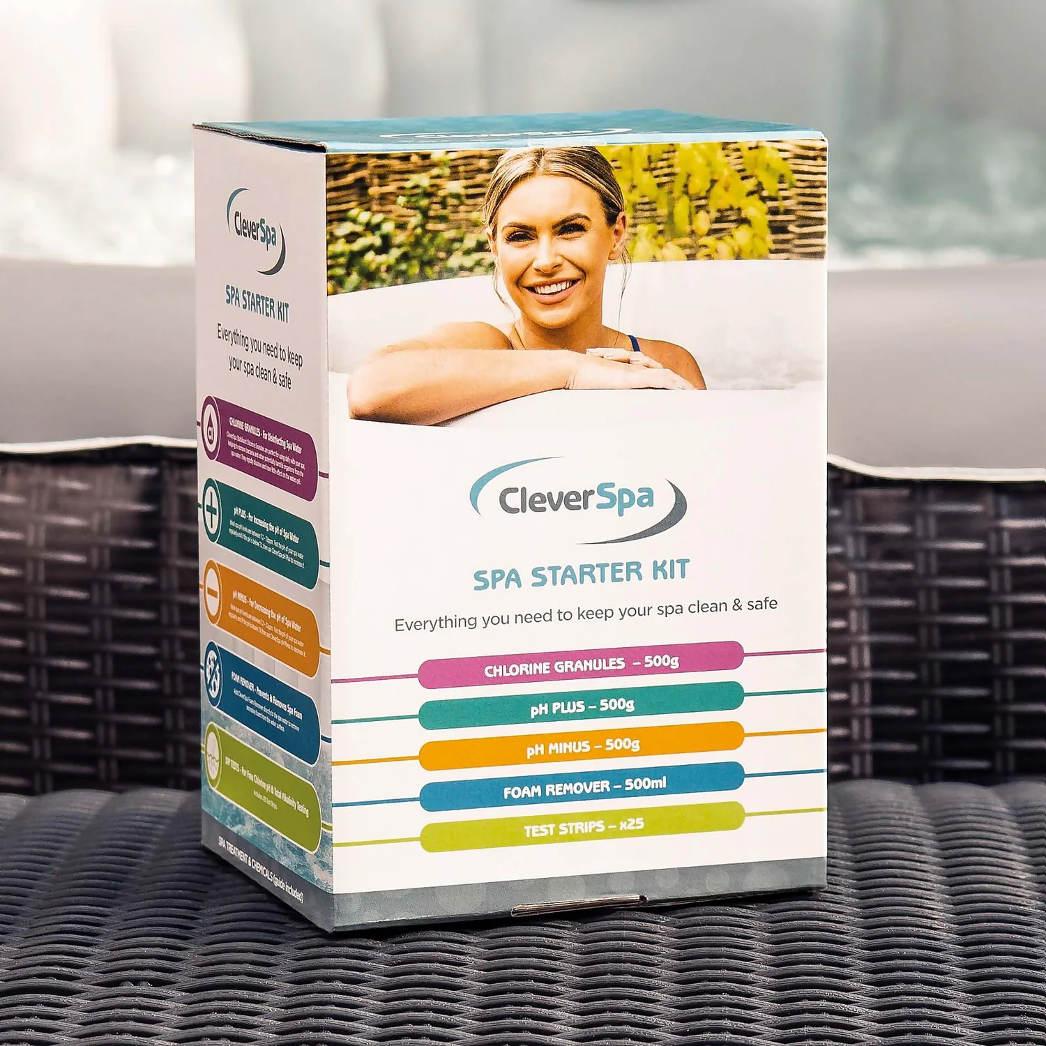 CleverSpa Universal Hot Tub Chemical Starter Kit 4 CleverSpa Universal Hot Tub Chemical Starter Kit - Image 4