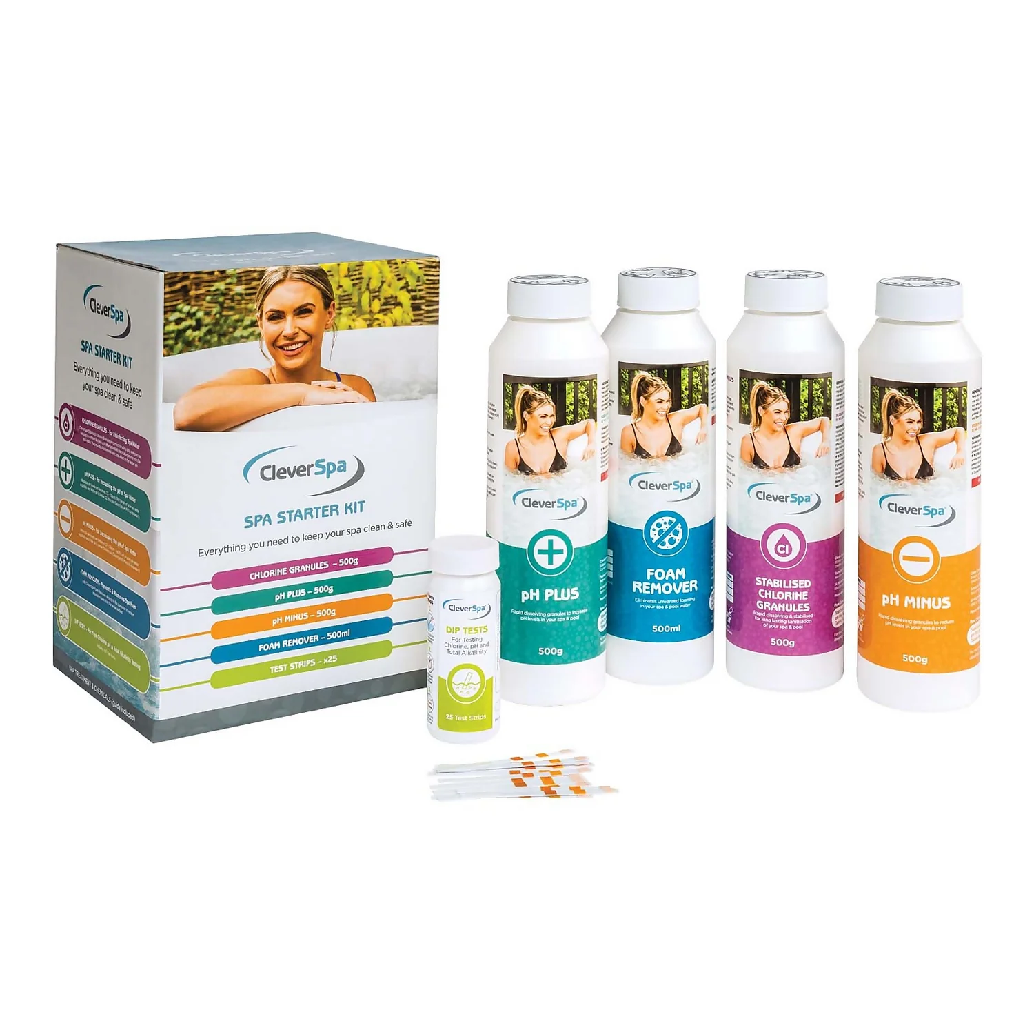 CleverSpa Universal Hot Tub Chemical Starter Kit 3 CleverSpa Universal Hot Tub Chemical Starter Kit - Image 3