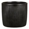 Black Ebano Plant Pot - 13cm