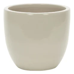 Glazed Cream Heritage Egg Pot - 38cm