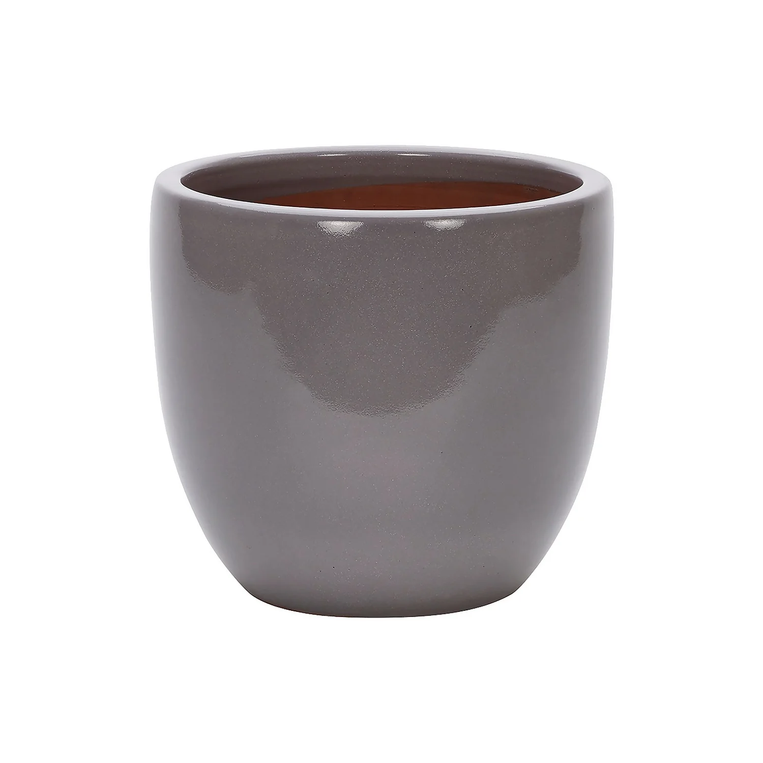 Glazed Grey Heritage Egg Pot - 21cm 1 Glazed Grey Heritage Egg Pot - 21cm