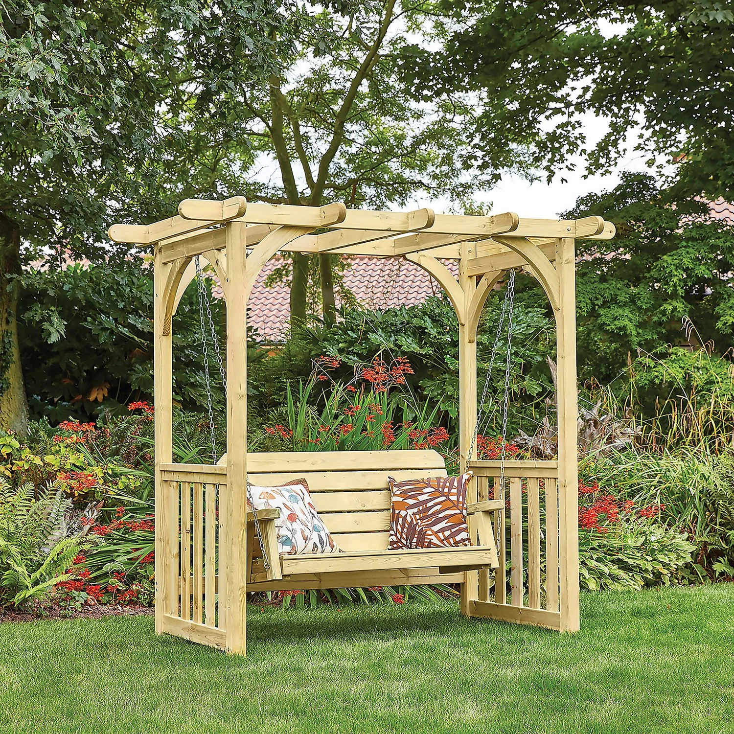 Anchor Fast FSC Milldale Swing Seat With Arbour 1 Anchor Fast FSC Milldale Swing Seat With Arbour