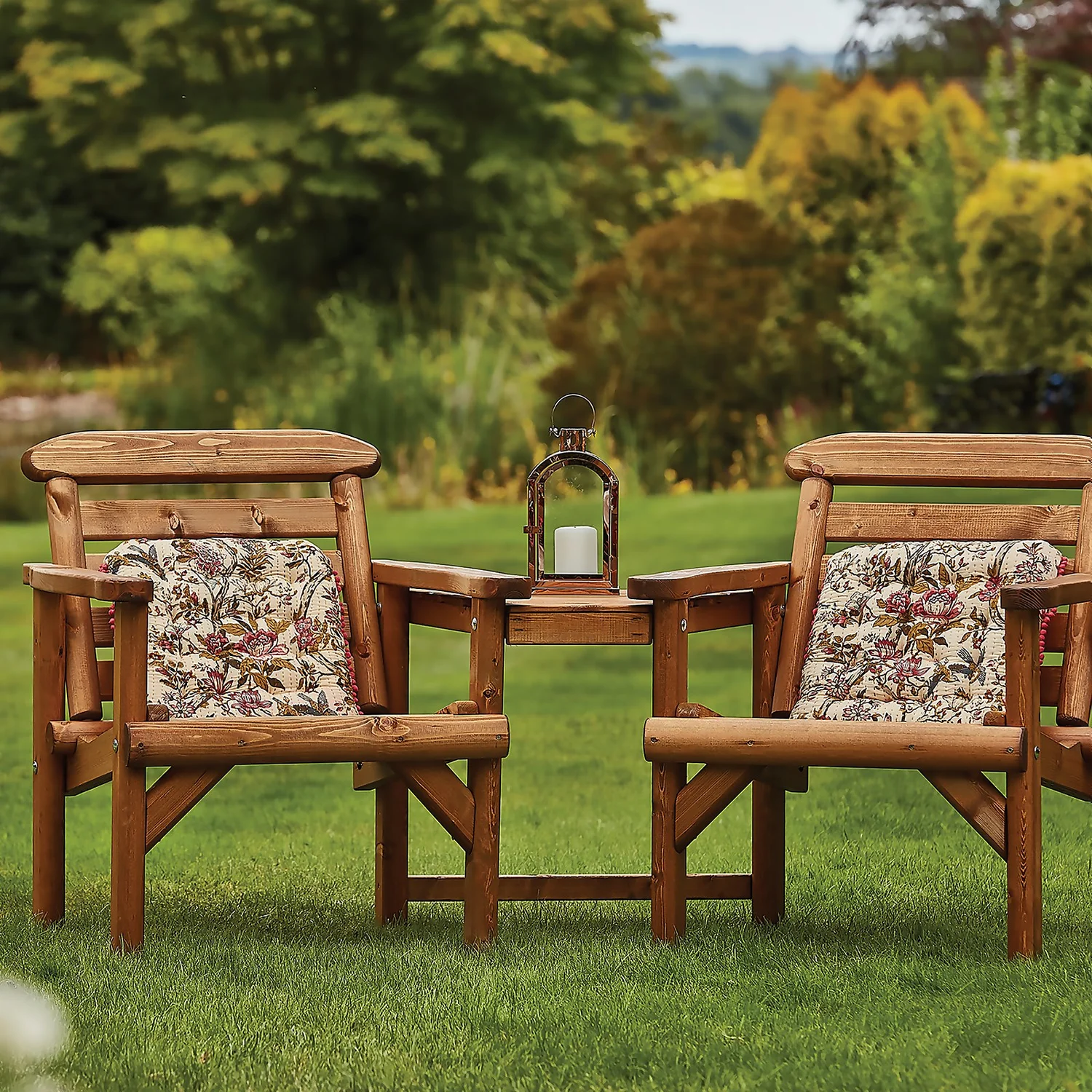 Anchor Fast FSC Weydale Rustic Alcove Garden Seat 4 Anchor Fast FSC Weydale Rustic Alcove Garden Seat - Image 4