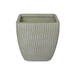 House Beautiful Roma Weave Square Pot Sand - 25cm