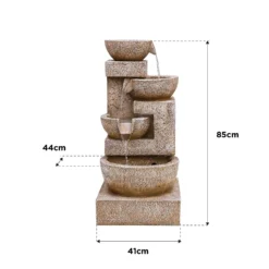 Stylish Fountain Sparkling Bowls Water Feature With LEDs 13 Stylish Fountain Sparkling Bowls Water Feature With LEDs -Cheap Grove Sanctuary Store 13846048 1414978881037755