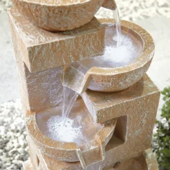 Stylish Fountain Sparkling Bowls Water Feature With LEDs 10 Stylish Fountain Sparkling Bowls Water Feature With LEDs -Cheap Grove Sanctuary Store 13846048 6124971880433253