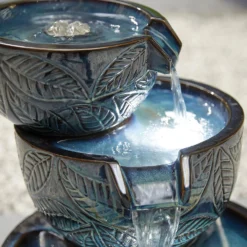 Stylish Fountain Fossil Leaf Water Feature With LEDs 8 Stylish Fountain Fossil Leaf Water Feature With LEDs -Cheap Grove Sanctuary Store 13846049 1054962028345905