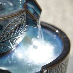 Stylish Fountain Fossil Leaf Water Feature With LEDs 7 Stylish Fountain Fossil Leaf Water Feature With LEDs -Cheap Grove Sanctuary Store 13846049 9274962028283796