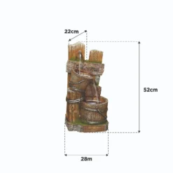 Stylish Fountain Fence Post Pours Water Feature With LEDs 7 Stylish Fountain Fence Post Pours Water Feature With LEDs -Cheap Grove Sanctuary Store 13846055 2704978881001455