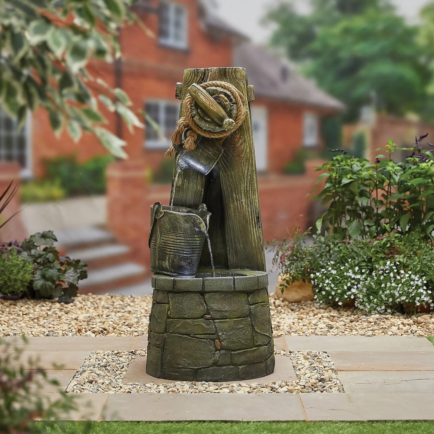 Stylish Fountain Enchanted Well Water Feature With LEDs 2 Stylish Fountain Enchanted Well Water Feature With LEDs - Image 2