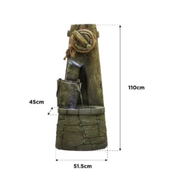 Stylish Fountain Enchanted Well Water Feature With LEDs 9 Stylish Fountain Enchanted Well Water Feature With LEDs -Cheap Grove Sanctuary Store 13846056 7074962027676998