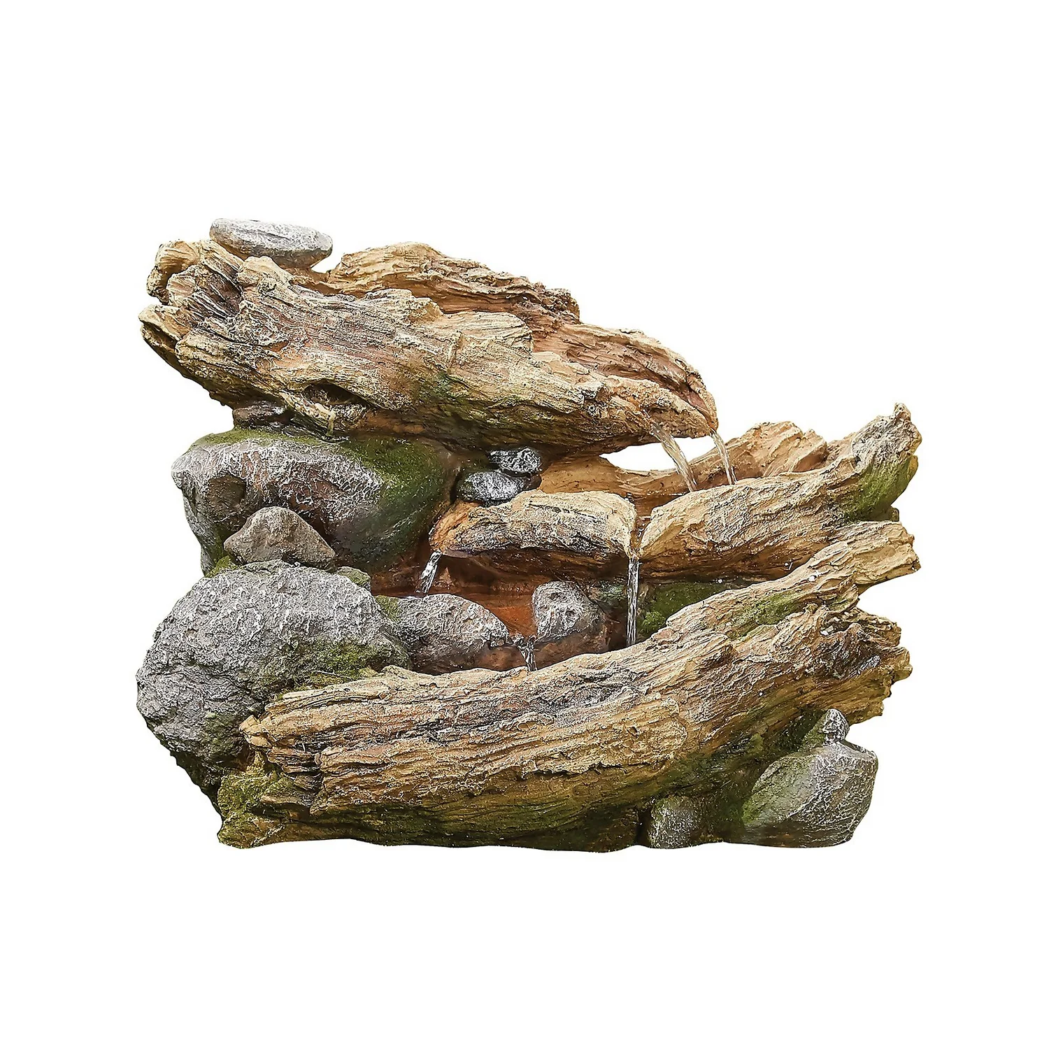 Stylish Fountain Bubbling Brook Water Feature With LEDs 1 Stylish Fountain Bubbling Brook Water Feature With LEDs