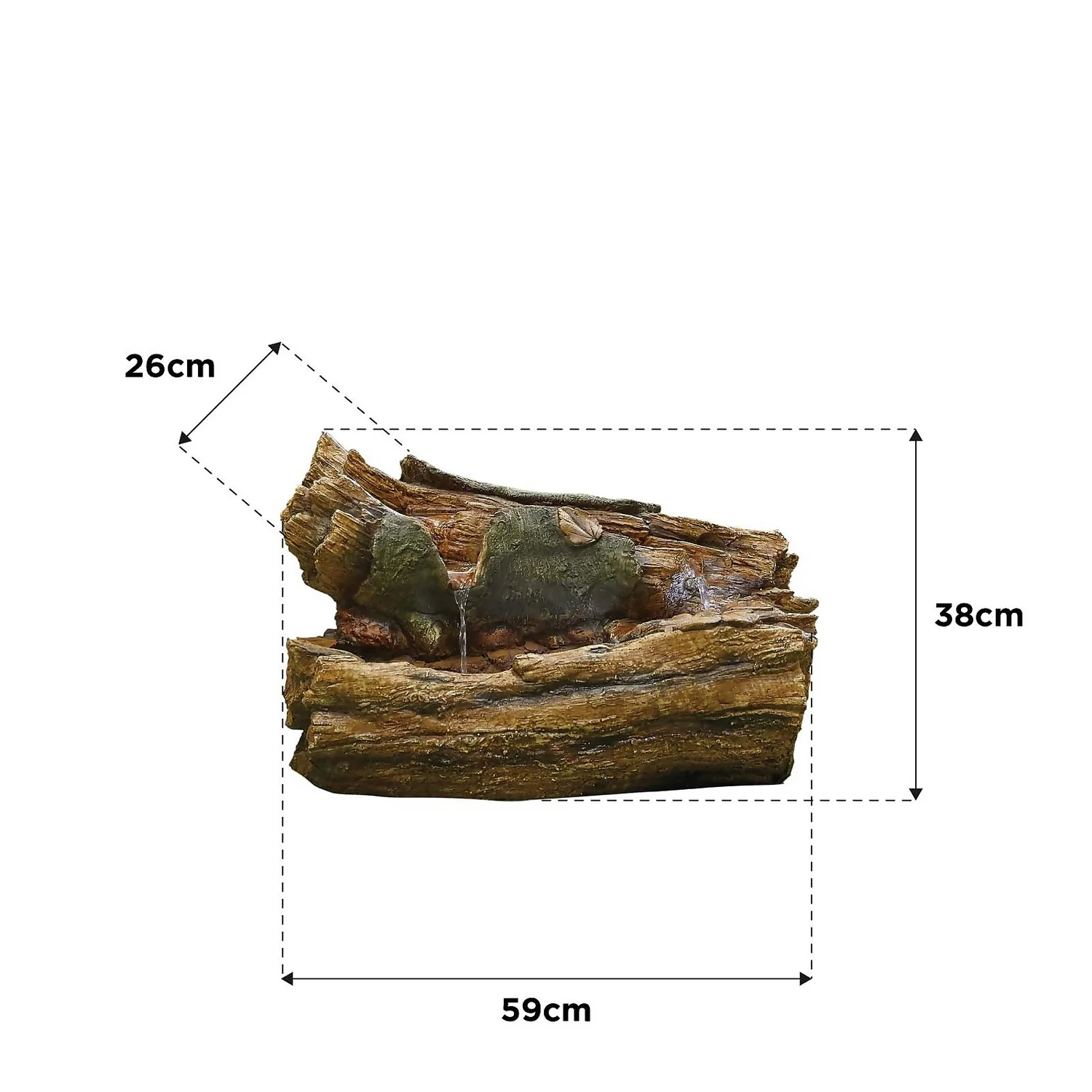 Stylish Fountain Balsam Pools Water Feature With LEDs 6 Stylish Fountain Balsam Pools Water Feature With LEDs - Image 6