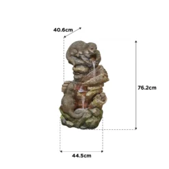 Stylish Fountain Otter Pools Water Feature With LEDs 11 Stylish Fountain Otter Pools Water Feature With LEDs -Cheap Grove Sanctuary Store 13846071 1084962028366896