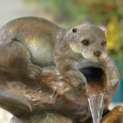 Stylish Fountain Otter Pools Water Feature With LEDs 8 Stylish Fountain Otter Pools Water Feature With LEDs -Cheap Grove Sanctuary Store 13846071 1494962028210242