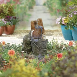 Stylish Fountain Playful Otters Water Feature With LEDs 13 Stylish Fountain Playful Otters Water Feature With LEDs -Cheap Grove Sanctuary Store 13846072 1994962027889299