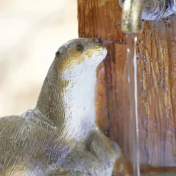 Stylish Fountain Playful Otters Water Feature With LEDs 14 Stylish Fountain Playful Otters Water Feature With LEDs -Cheap Grove Sanctuary Store 13846072 8474962027929886