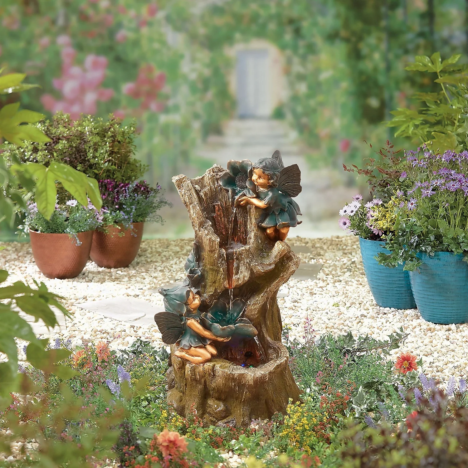 Stylish Fountain Spellbound Water Feature With LEDs 2 Stylish Fountain Spellbound Water Feature With LEDs - Image 2