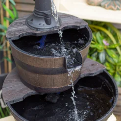 Stylish Fountain Whiskey Barrels Garden Water Feature 15 Stylish Fountain Whiskey Barrels Garden Water Feature -Cheap Grove Sanctuary Store 13944159 2555005845016341