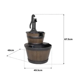 Stylish Fountain Whiskey Barrels Garden Water Feature 18 Stylish Fountain Whiskey Barrels Garden Water Feature -Cheap Grove Sanctuary Store 13944159 4655005845151116