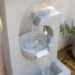 Stylish Fountain Ango Falls Garden Water Feature With LEDs 10 Stylish Fountain Ango Falls Garden Water Feature With LEDs -Cheap Grove Sanctuary Store 13947169 1755005844359029