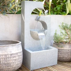 Stylish Fountain Ango Falls Garden Water Feature With LEDs 12 Stylish Fountain Ango Falls Garden Water Feature With LEDs -Cheap Grove Sanctuary Store 13947169 4305005844444559