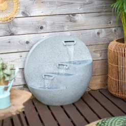 Stylish Fountain Kyoto Falls Garden Water Feature With LEDs 12 Stylish Fountain Kyoto Falls Garden Water Feature With LEDs -Cheap Grove Sanctuary Store 13947170 2105005844858475