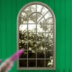 MirrorOutlet Somerley Eden Country Arch Large Metal Garden Mirror - 129x76cm -Cheap Grove Sanctuary Store 13950557 1934987139911914