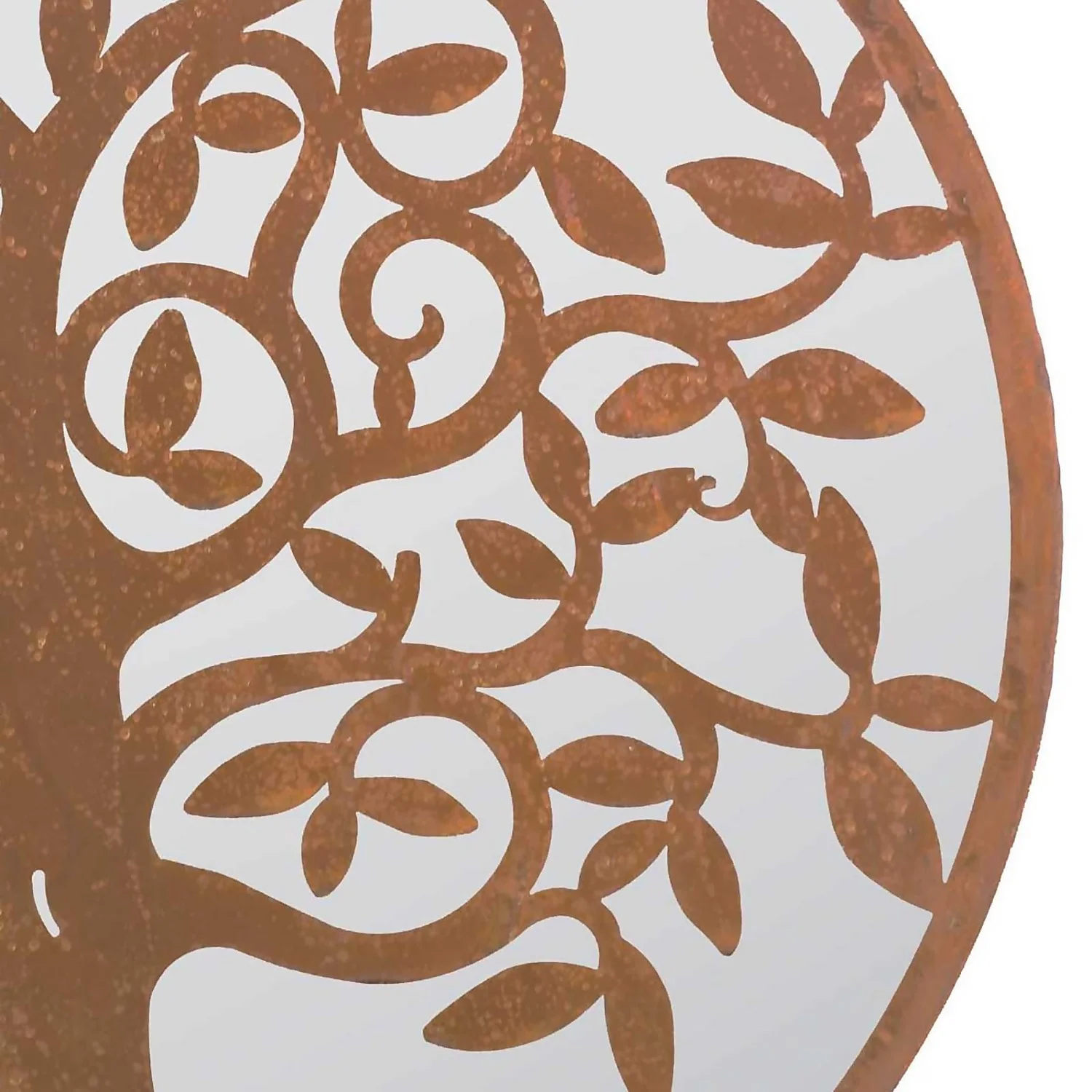 MirrorOutlet Round Garden Mirror - 60cm 3 MirrorOutlet Round Garden Mirror - 60cm - Image 3