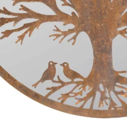 MirrorOutlet Birds Round Circular Garden Mirror - 100cm -Cheap Grove Sanctuary Store 13950586 1054987139352054