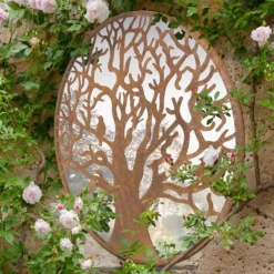 MirrorOutlet Bird Round Garden Mirror - 60cm 5 MirrorOutlet Bird Round Garden Mirror - 60cm -Cheap Grove Sanctuary Store 13950588 9794987140016602