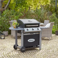 Outback Spectrum Pro 3 Burner Gas BBQ - Black -Cheap Grove Sanctuary Store 13950665 1465022386870883
