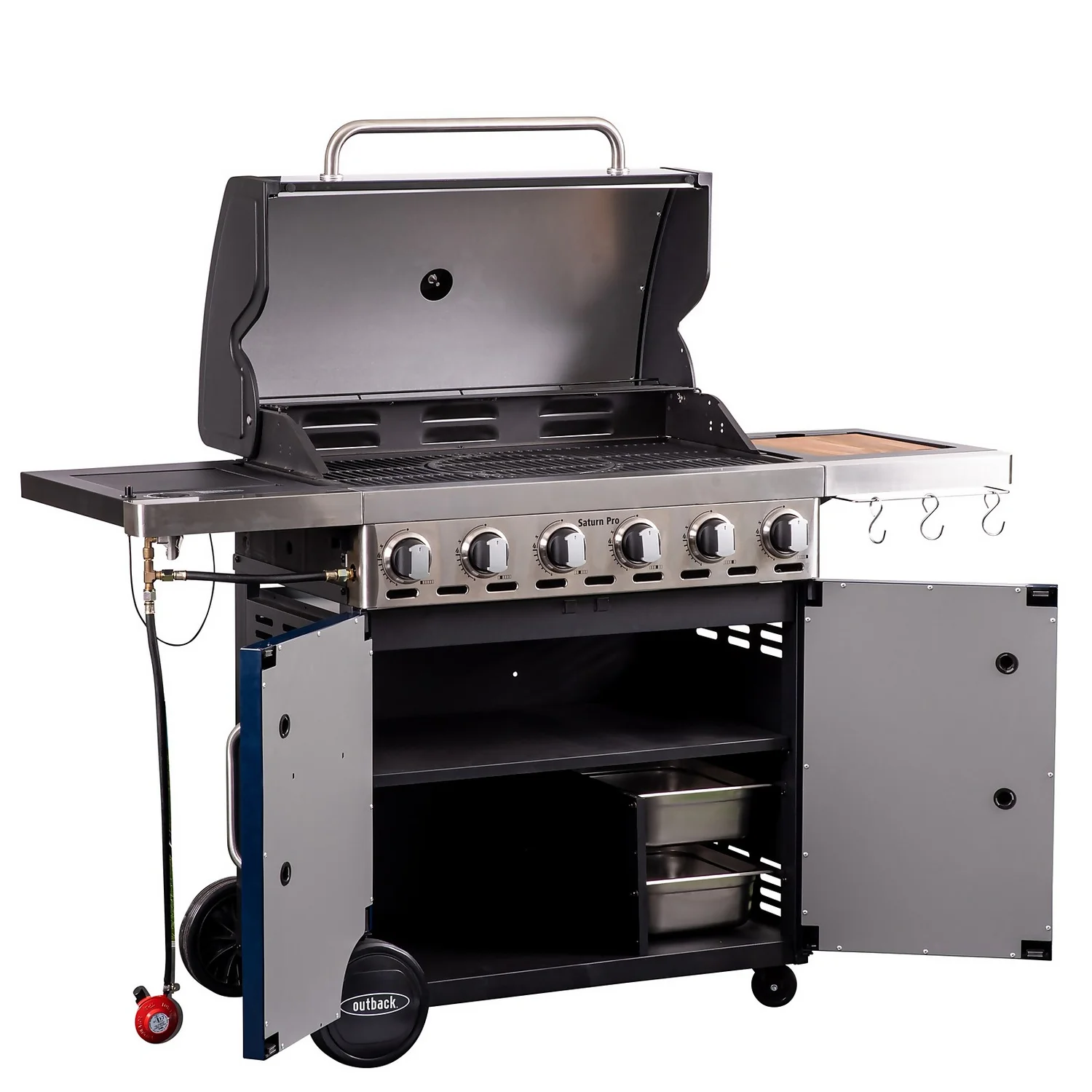 Outback Saturn Pro Blue 6 Burner Gas BBQ 3 Outback Saturn Pro Blue 6 Burner Gas BBQ - Image 3