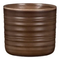 Scheurich Ripple Brown Indoor Pot - 20cm