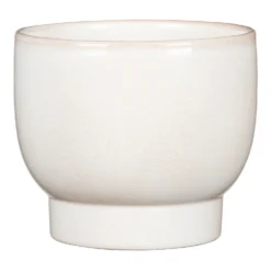 Scheurich Opale Smooth White Indoor Pot - 15cm