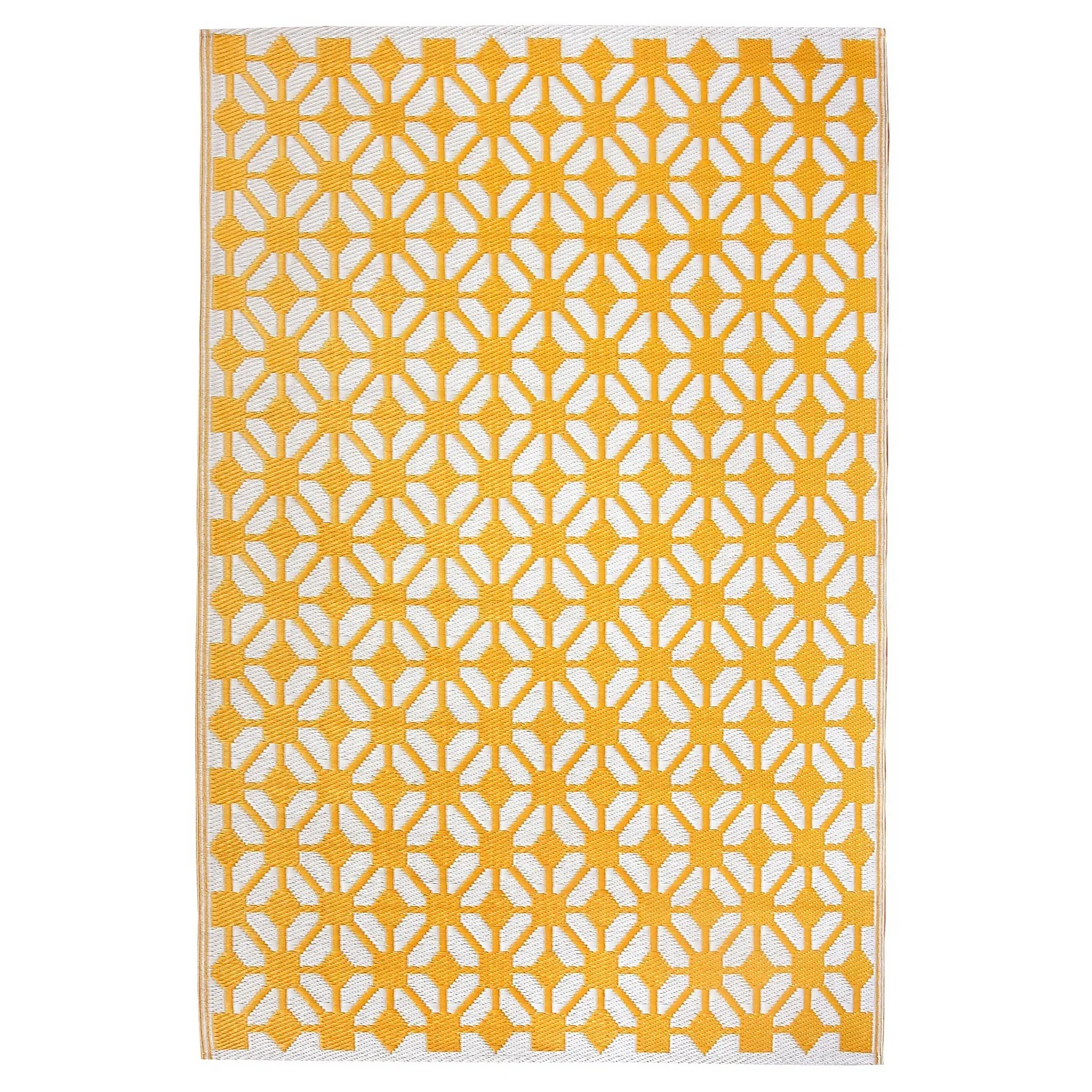 Homebase Outdoor Rug - Mustard 240x300cm 1 Homebase Outdoor Rug - Mustard 240x300cm
