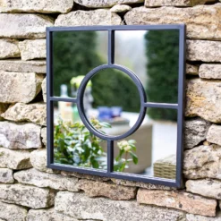 Black Square Garden Mirror -Cheap Grove Sanctuary Store 13965928 1205001706754961